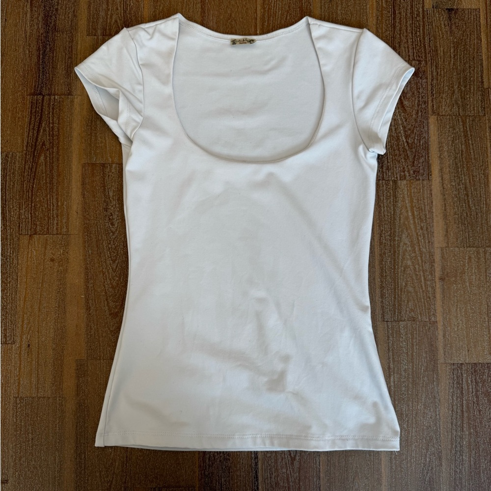 Free People Scoop Neck T-shirt